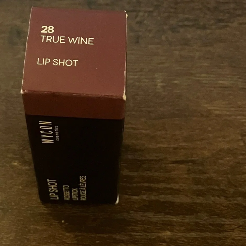 Wycon Cosmetics Lip Shot Satin Lipstick-28 True Wine NWT